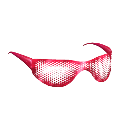 Red See Through Y2K Aesthetic Sunglasses GLOWING