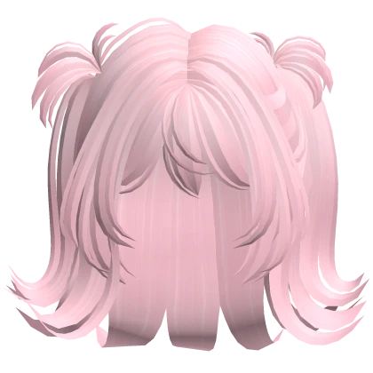 Short Punk Spiky Pigtails Anime Hair (Light Pink)