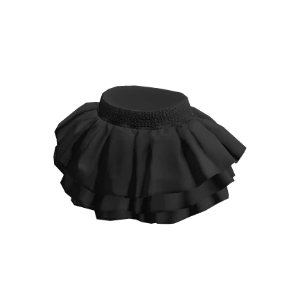iBella X AVVY Black Ruffle Skirt