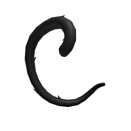 Curious Cat Tail Black