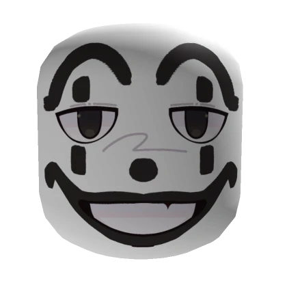 Goth Clown Grin [Institutional White]