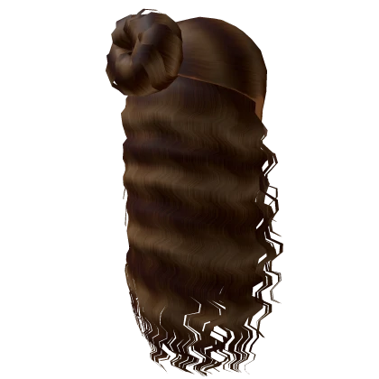 Half Up Half Down Wavy Hair [Brown]