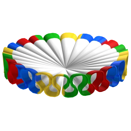 🎈⭐Clown Kidcore Rainbow Neck Ruffle Collar⭐🎈