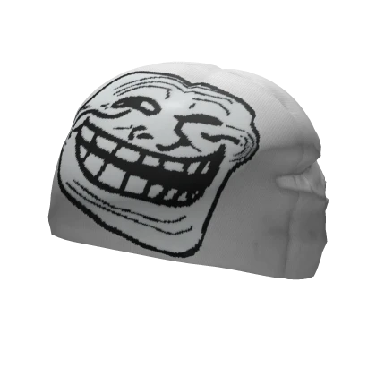 👻Y2K Troll Face Brainrot Meme 2000s Beanie👻