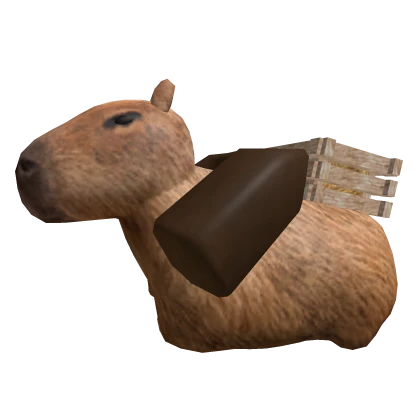 Realistic Capybara Mount w/ Brown Pants
