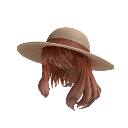 Cute Summer Girl Hat and Hair