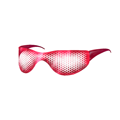 1.0 Red See Through Y2K Sunglasses GLOWING