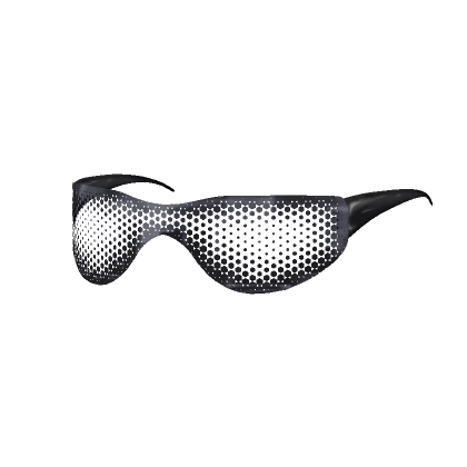 1.0 Black See Through Y2K Sunglasses GLOWING