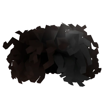 Fluffy Curly Afro Brown - Silver V2