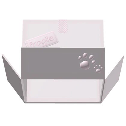 ୨୧ Pink Kitty Box (Tilted)