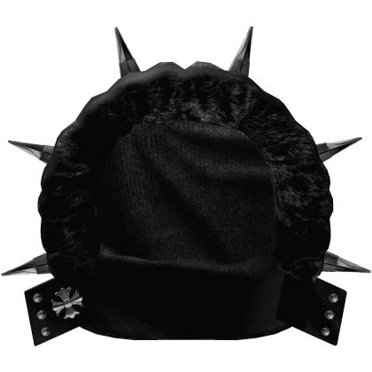 ✤ SPIKED CHROME HOOD
