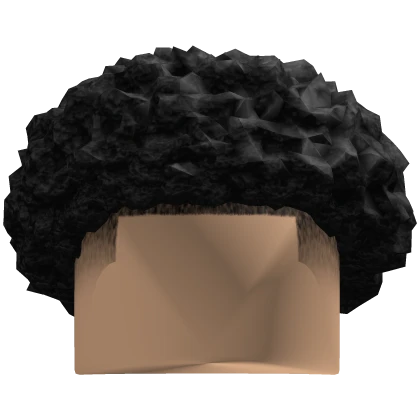 Sponged Afro with Taper Fade