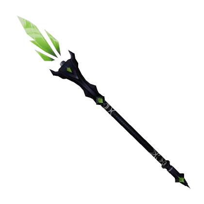 Green Crystal Shard Staff