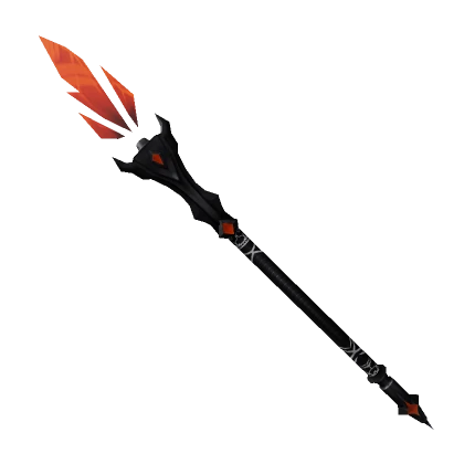 Red Crystal Shard Staff