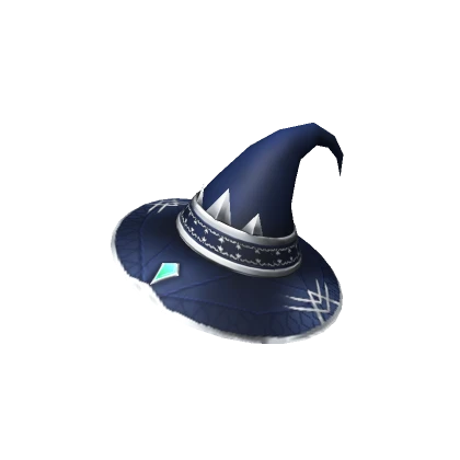 Blue Mystical Wizard Hat