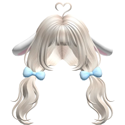 kawaii cream rabbit hair 🐇🎀