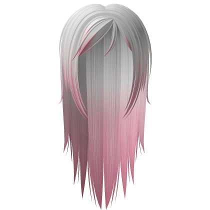 Long Wispy Emo Hair in Blushed Rose