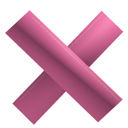 X Shaped Pink Simple Hair Clip (For Bangs)