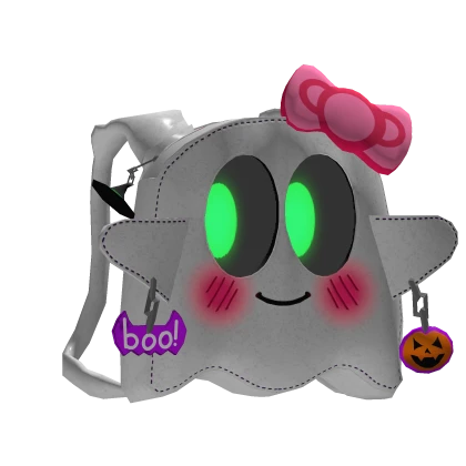 Boo! Cute Ghost Backpack Halloween ( ANIMATED )