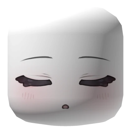 >< sleepy tired cute chibi eyes face mask