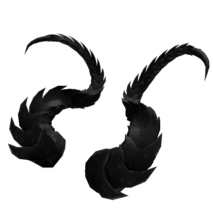 Black Dragonborn Horns