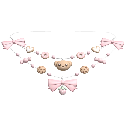 ♡ kawaii sweet treat charm necklace