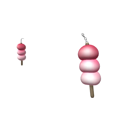 Strawberry Dango Earrings