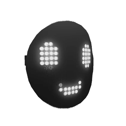 White GIF Mask