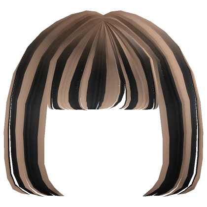 Doodles Bangs in striped black and blond