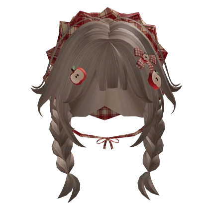 mori kei igari milk tea shoujo red plaid bandana