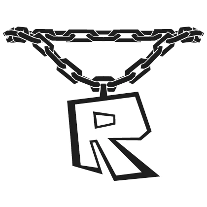 White Retro Roblox Chain