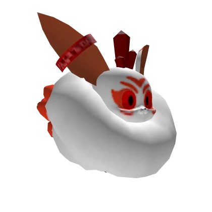 Creampuff Kitsune on the head Limited Edition