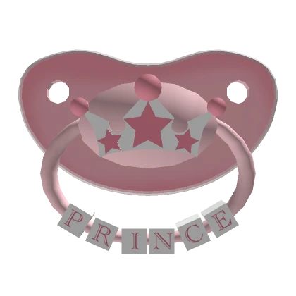 Pink Prince Pacifier