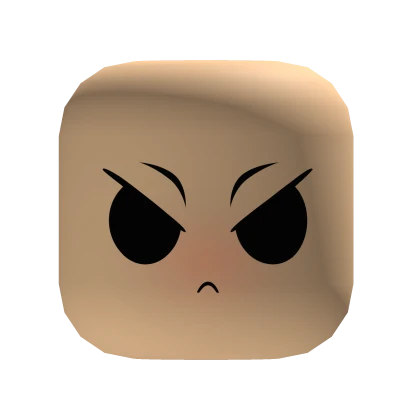 ✅Cartoon Angry Face Imp [Simplistic] | Light Skin