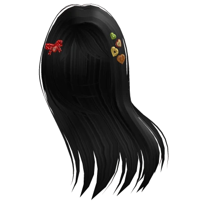 cheap windy igari mori kei fruits hair clip black