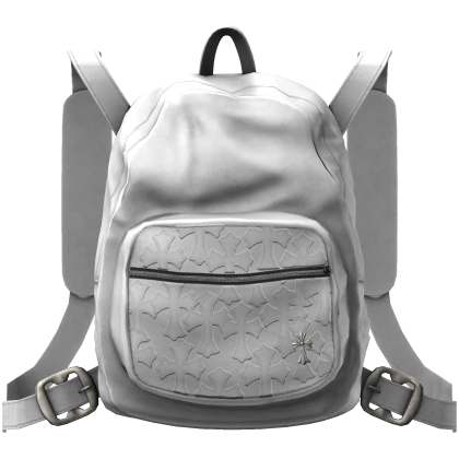 (1.0) Chrome Hearts Leather Backpack