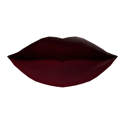 Dark Red Model Doll Lips