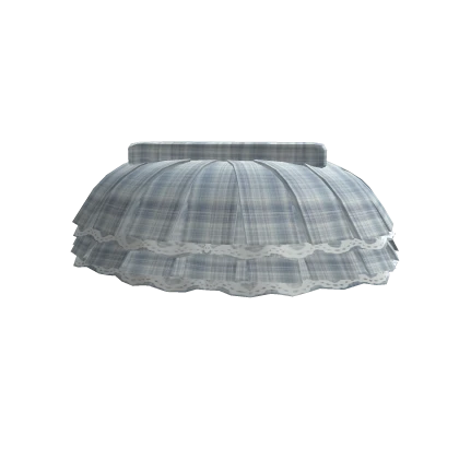 Cottage cute igari blue plaid skirt 3.0