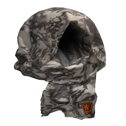 🐺Y2K Balenci Skater Headscarf Keffiyeh Turban🐺