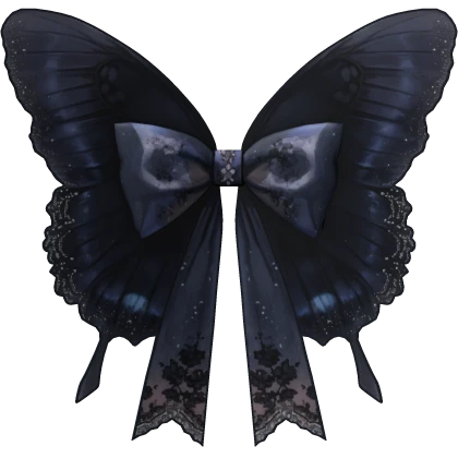 Night Fairy Butterfly Wings w/ a Bow