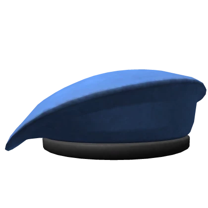 Cyan Hair Beret