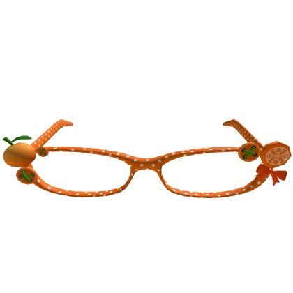 Igari orange glasses mori kei apple twee button 