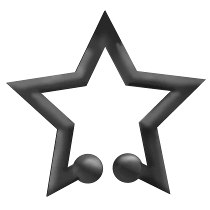 [CHECK DESC] star shaped y2k piercing 3.0