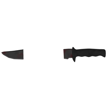 Dirty Prop Knife In Torso 