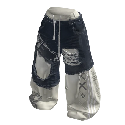 White Rules Double Waistband Jeans