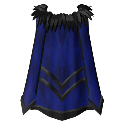 Blue and Black Cape