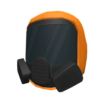 Orange Hazmat Science Mask