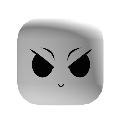 ✅ Cartoon Evil Smile Imp [Simplistic] | White