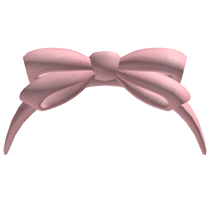 cute igari headband bow - pink