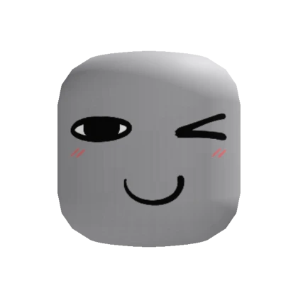 Winking Silly Face (Recolorable)
